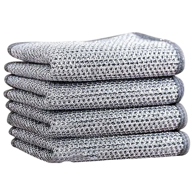 钢丝洗碗布日用清洁布网格不沾油