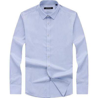 春季休闲免烫长袖商务衬衣官方