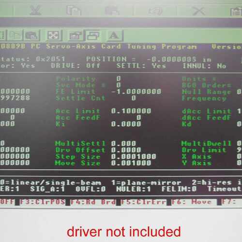 HP 10889B PC Servo-axis board tested