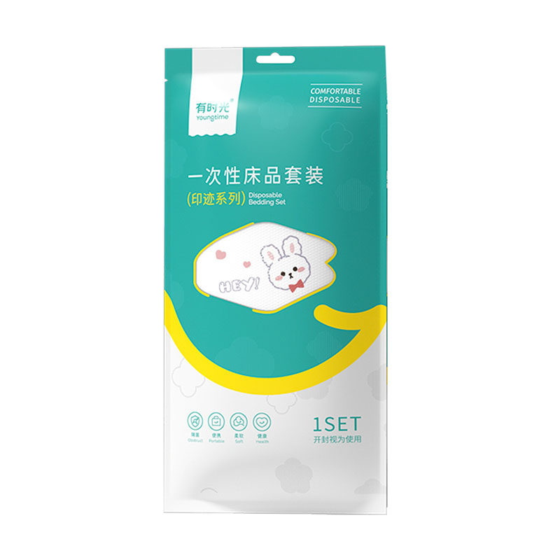 有时光一次性四件套床单被罩