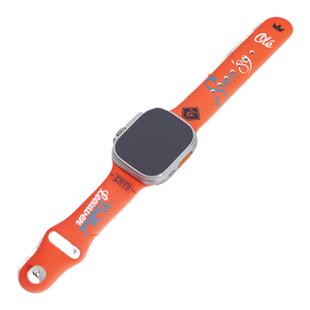 【官方正版】荷兰国家队丨荷兰AppleWatch表带橙色硅胶喷绘球迷