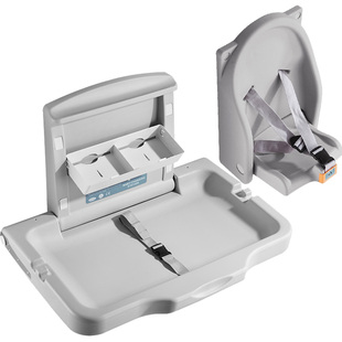 母婴室婴儿护理台公共第三卫生间宝宝多功能可折叠壁挂式换尿布床