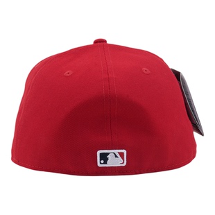 韩国代购NEWERA纽亦华美职棒MLB平沿全封闭棒球帽圣路易斯红雀