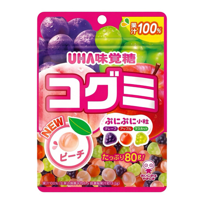 日本进口UHA悠哈葡萄味果汁软糖