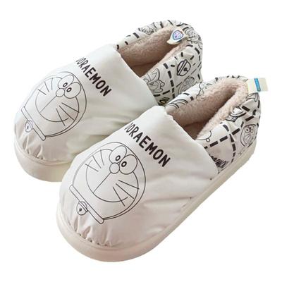 潮酷卡通哆啦A梦情侣棉拖鞋保暖