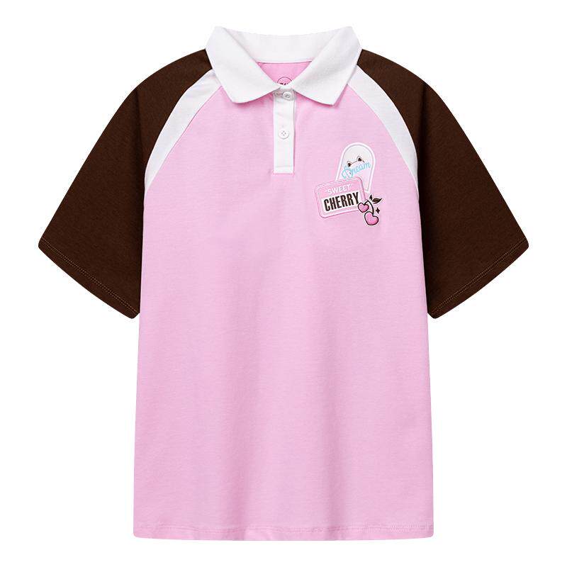 361°童装女短袖POLO衫