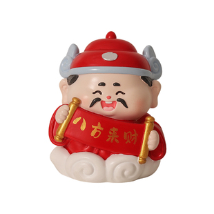 五路财神爷各路神仙家用供奉摆件全套家居玄关展示架乔迁新居礼物