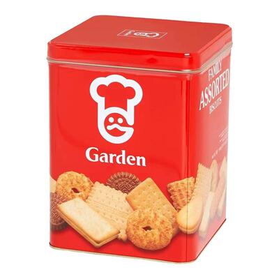 港版嘉顿Garden家庭什锦饼干桶装1340/1380g年货礼包混合多口味