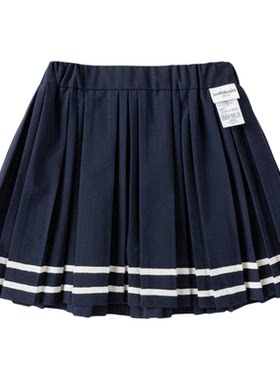 巴拉巴拉短裙女童裙裤学院百褶裙