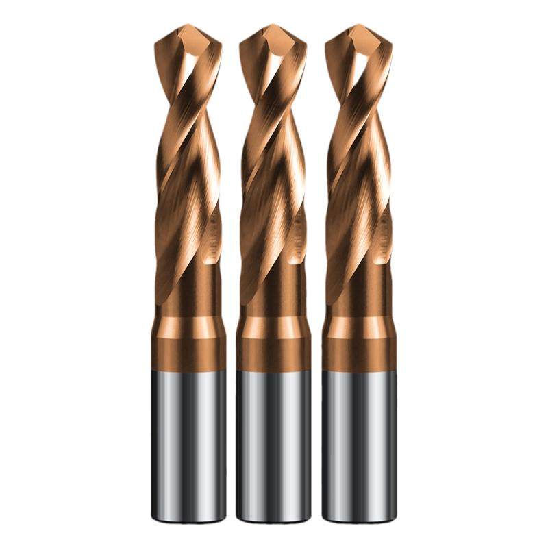 65度钨钢钻头金色涂层硬质合金麻花钻不锈钢专用高硬度钢铁打孔钻