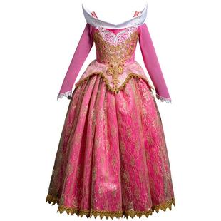 DO.CAT爱洛公主裙女童睡美人爱丽丝冰雪奇缘儿童cosplay连衣裙子