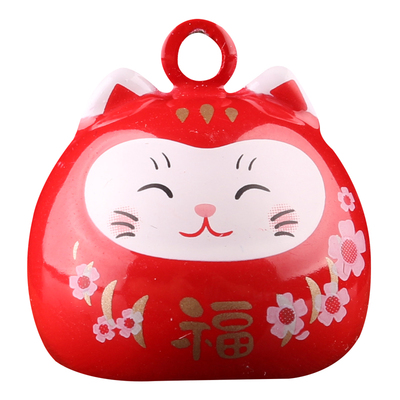 diy手工配件铃铛萌猫铜