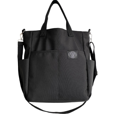 喜凡你手提斜挎多口袋日韩托特包