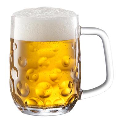大容量加厚玻璃啤酒杯捷克进口