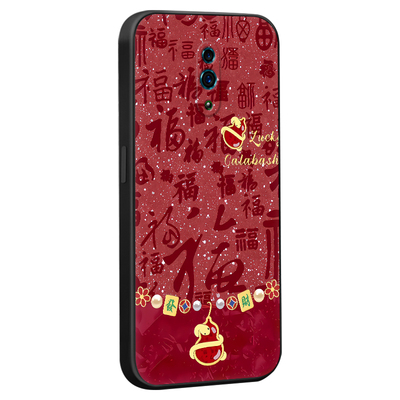 luckrider适用于OPPORENO时尚潮流手机壳PCAT00软胶cph1921防摔保护套cph1917好看CPH1919荷花雅韵pcam00彩绘