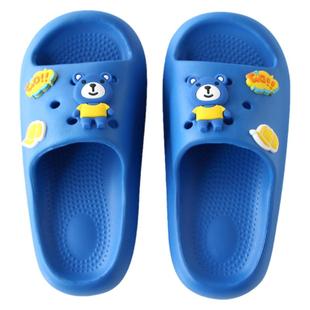 可爱卡通熊儿童家居EVA凉拖鞋女童静音防滑浴室洗澡室内外男童