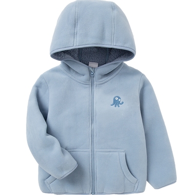 男童加绒外套巴拉巴拉连帽