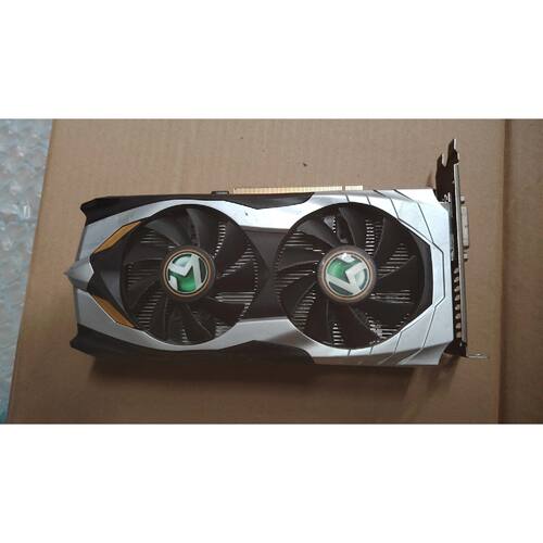 【请询价】铭瑄GTX9604G双风扇散热银色外壳配绿色l