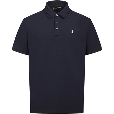 暇步士棉涤珠地透气POLO衫