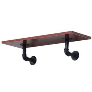 铁艺水管层板书架墙上置物架墙壁花架一字隔板搁板隔板壁挂置物架