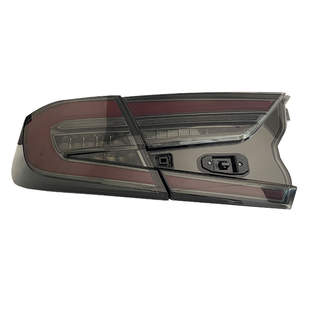 适用于十代雅阁改装十代半呼吸跑马led流光转向刹车灯后尾灯总成