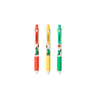 九木杂物社JOGUMAN按动中性笔黑色修正带点点胶四合一多色中性笔