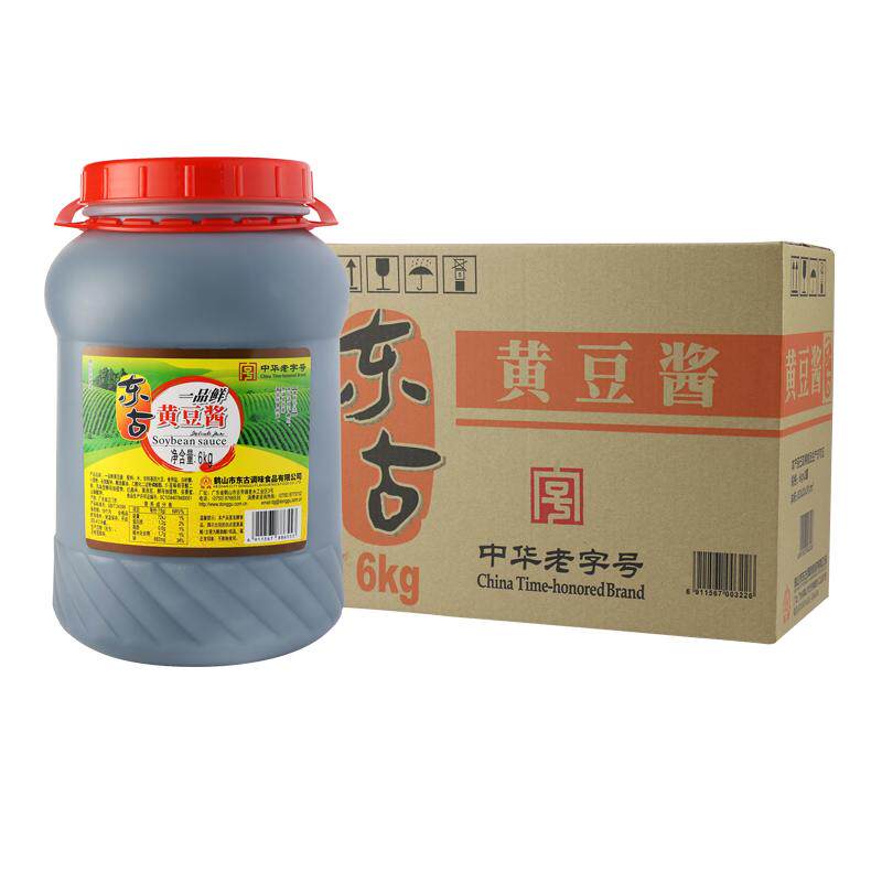 东古一品鲜黄豆酱6kg大桶装豆瓣酱餐饮商用烤肉蘸料烹饪蘸酱