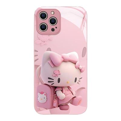 适用苹果卡通kitty猫手机壳