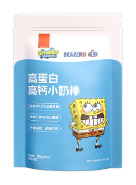 未零海绵宝宝黄金奶源小奶棒