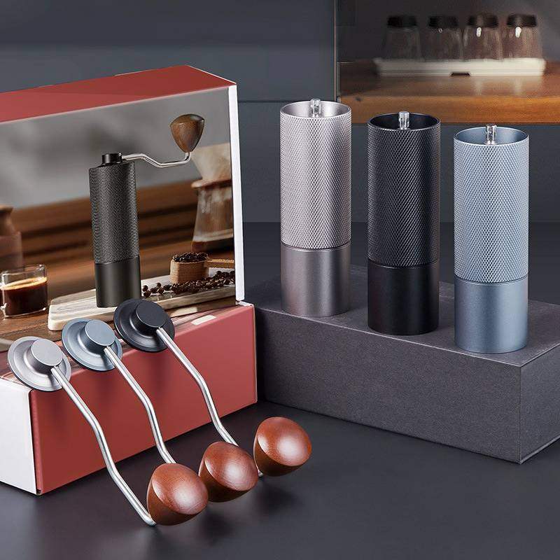 6星7星磁吸器咖啡手摇手柄研磨户外磨钢咖啡机便携豆磨芯手摇机