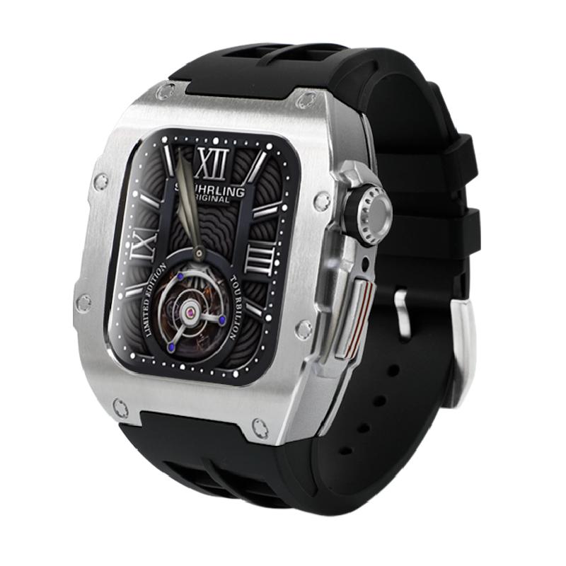 iwatch金属表壳氟橡胶表带4544
