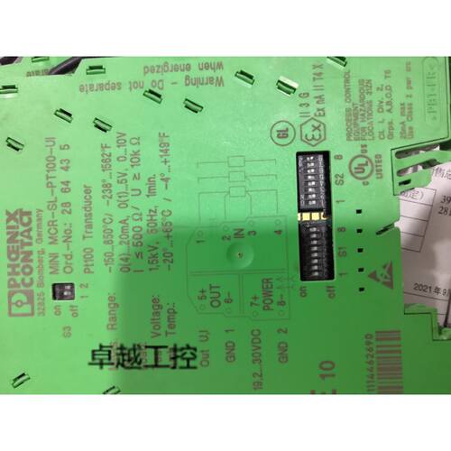 议价原装正品 热电阻测量变送器 - MINI MCR-SL-PT100-UI - 28644