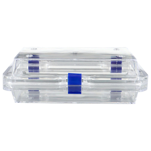 芯片单晶硅片盒样品盒光学元器件防震高弹性悬浮膜盒储存盒保护盒