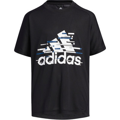 Adidas/阿迪达斯正品当季新款大童休闲运动耐磨短袖HE2549