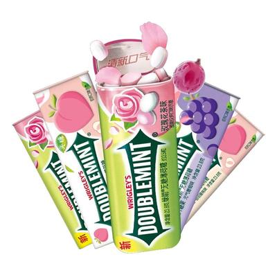 绿箭花果口味薄荷糖35粒接吻糖果