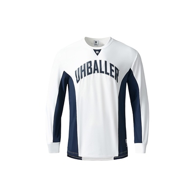 UH3.0拼接色男美式长袖T恤快速吸汗科技面料训练衣高弹篮球投篮服