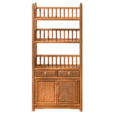 鸡翅木餐边柜红木新中式实木中古