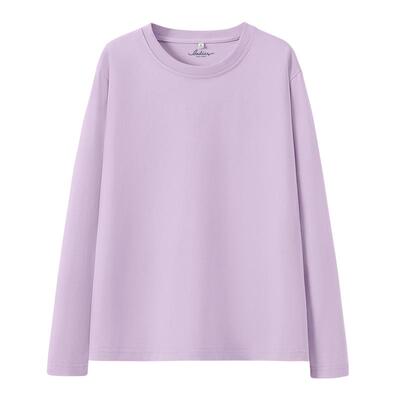 尼路纯棉圆领长袖打底衫女