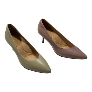 正品natursun娜冉秋冬撤柜女鞋细高跟尖头浅口职业OL通勤女单鞋