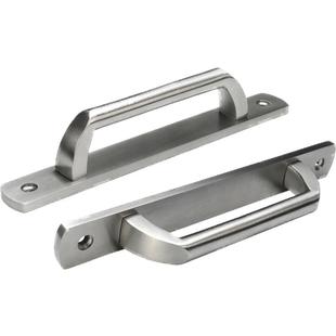 加厚 304不锈钢明装移门拉手防盗门机械设备工业小拉手推拉门把手