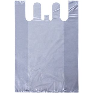 银灰色大塑料袋批发搬家收纳打包袋服装打包手提背心袋方便袋点心