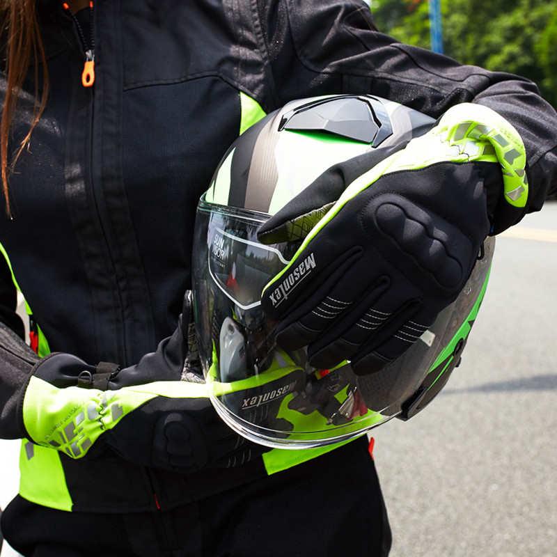 摩爵仕摩托车手套冬季加绒触屏防水保暖耐磨防滑摩旅骑行装备M36D