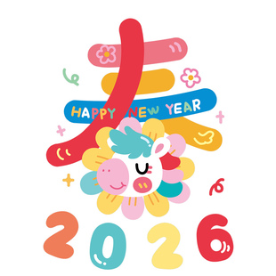 2026新年静电贴小学幼儿园装饰教室场景布置马年春节福字窗户贴纸