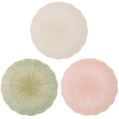 美浓烧日式简约盘子饭碗釉下彩