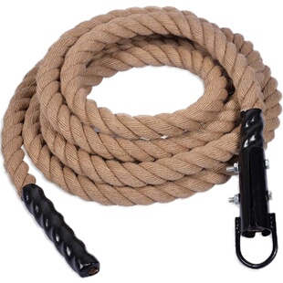 攀爬绳训练绳臂力锻炼肌肉体能绳爆发力抓握力战绳战斗绳健身麻绳