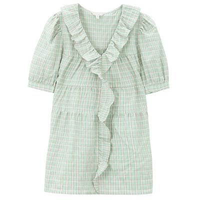 MindBridge法式短袖衬衫