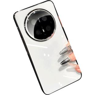 真玻璃全包镜头膜适用华为mate70pro+手机壳mate50pro新款mate80promax简约高级40电镀60十防摔保护套男士女p