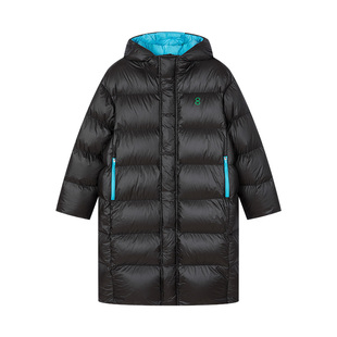 【易去污】抗严寒喜光冬季防水儿童长款羽绒服女男童户外羽绒衣