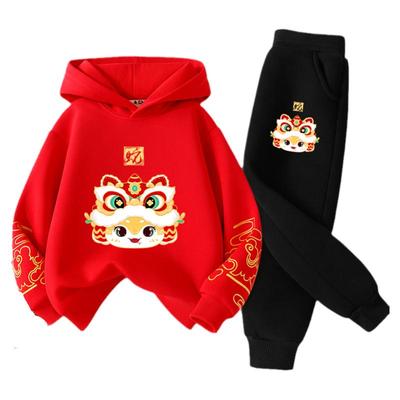 男童国潮卫衣蛇年过年拜年服