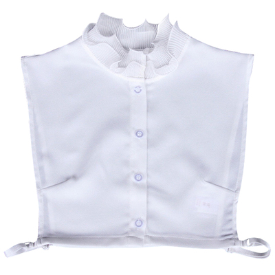 韩版公主风百褶立领百搭假领子